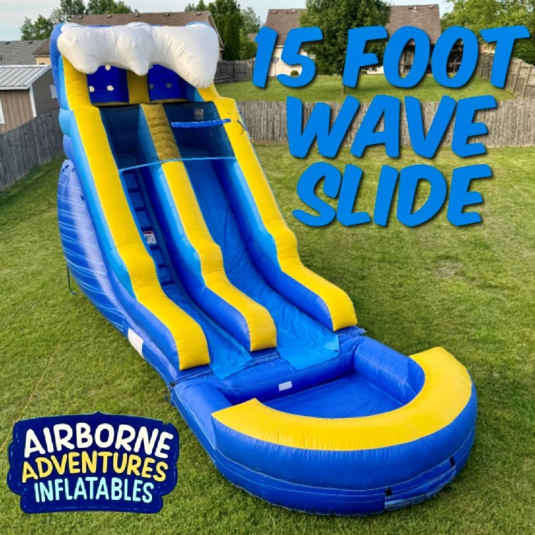 15 Foot Wave Slide