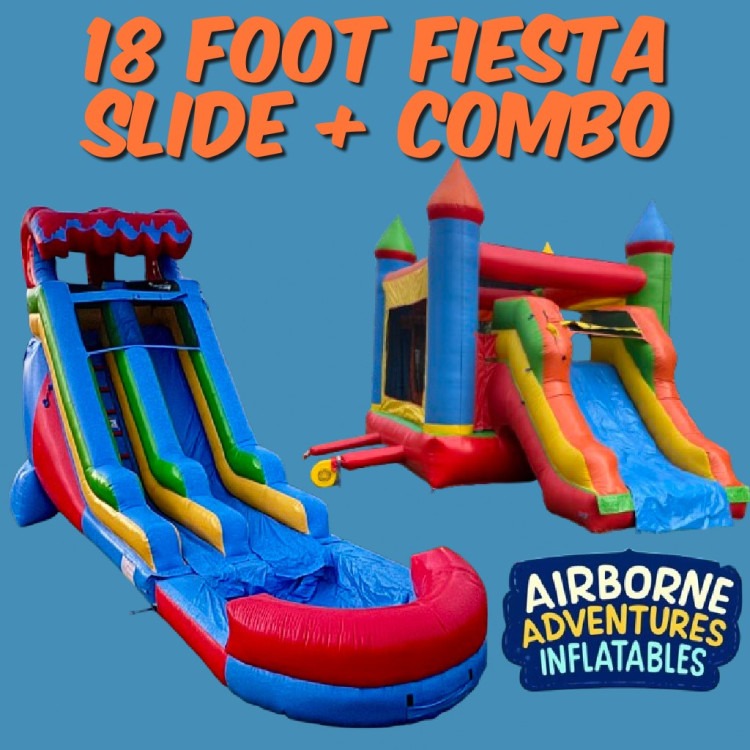 18 foot fiesta slide + Combo