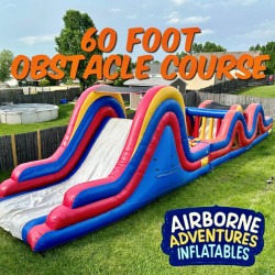 60 Foot Dual Lane Obstacle Course