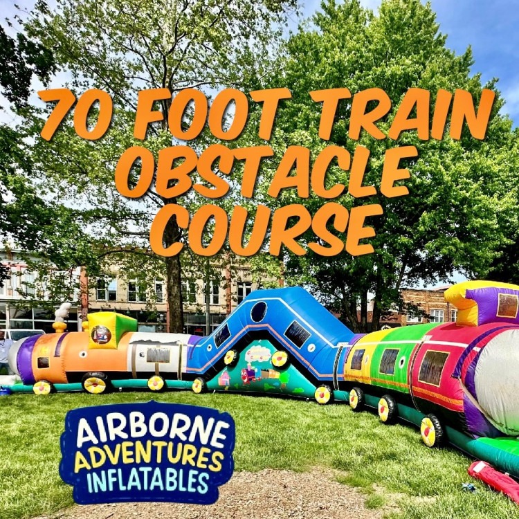 70 Foot Train Obstacle Course