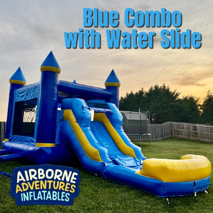 Blue Combo with Water Slide