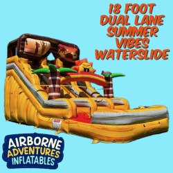 18 Foot Summer Vibes Waterslide